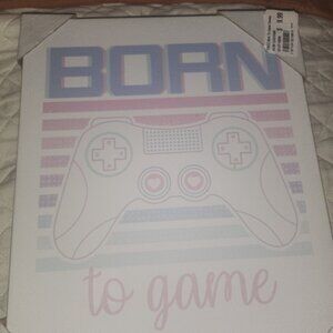 Born to Game Wall Canvas